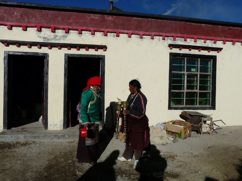 Einheimischer Wohner in Westtibet